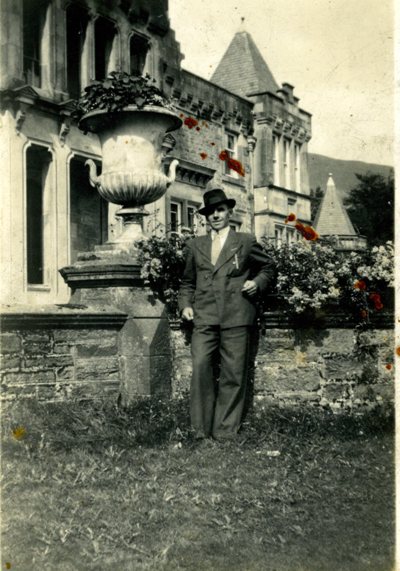 Bob Allison at Benmore Forestry School c1938