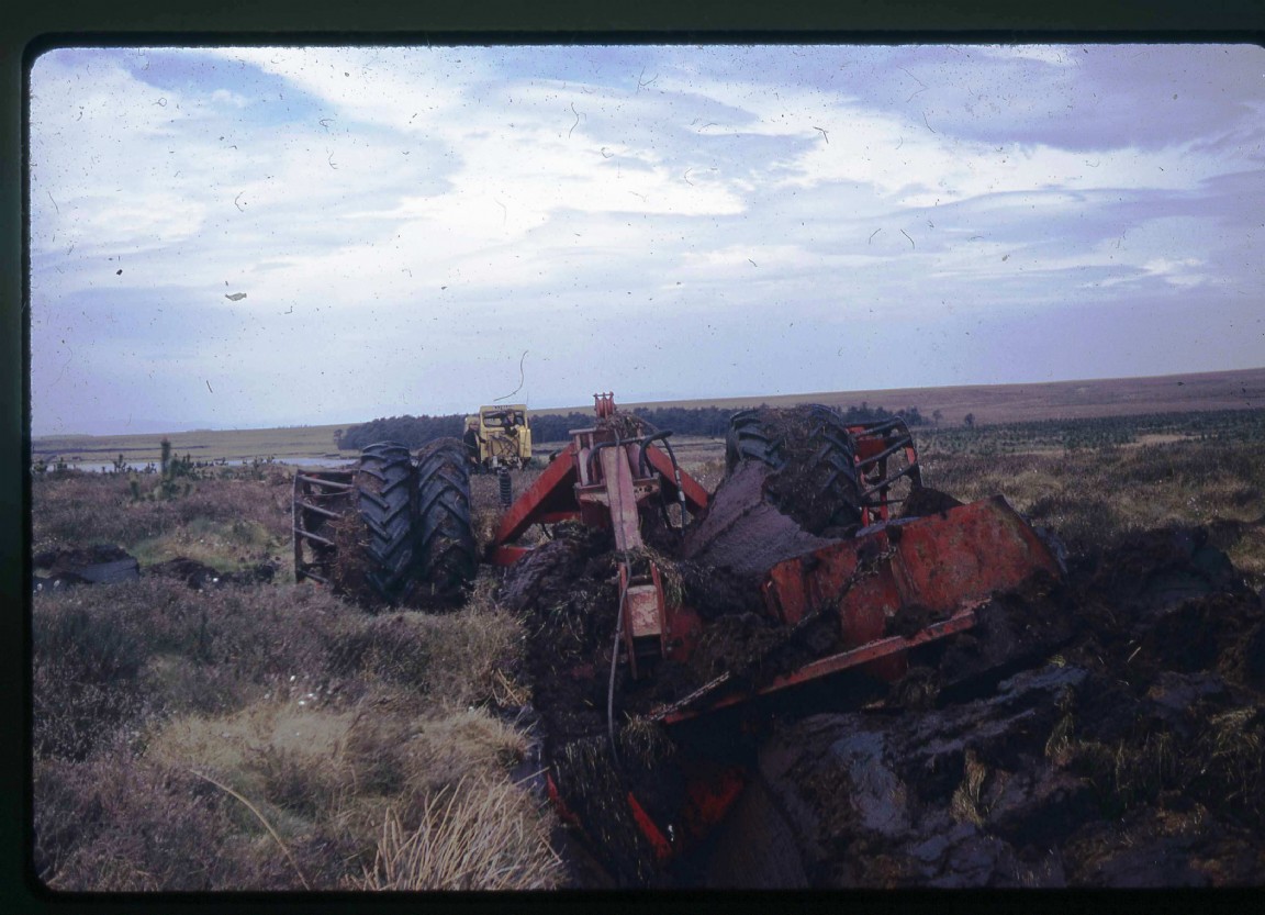 Whitelees Forest - draining with ploughs