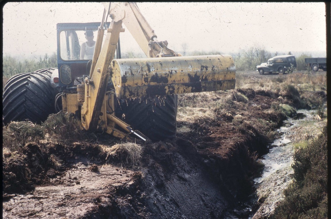 Whitelees Forest - draining with a side bucket