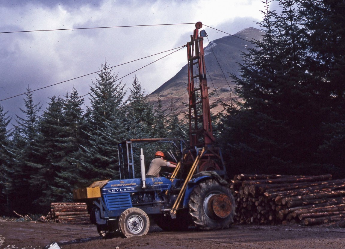 Skyline Winch in Glen Brittle Forest