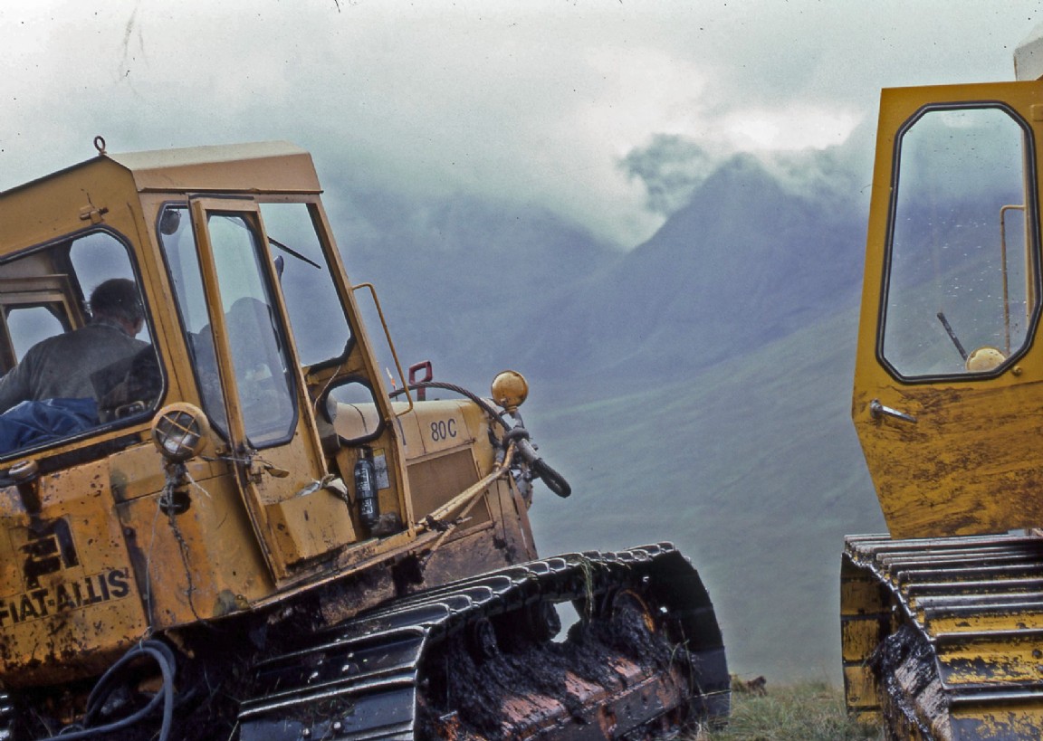 Ploughing in Glen Brittle Forest