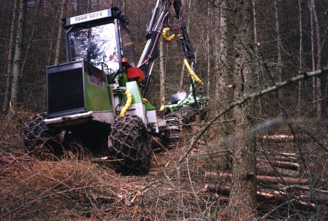 Tohr 987S Harvester in Bennachie Forest