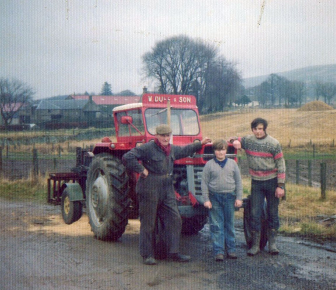 Log cutting team on Lour Estate, Forfar