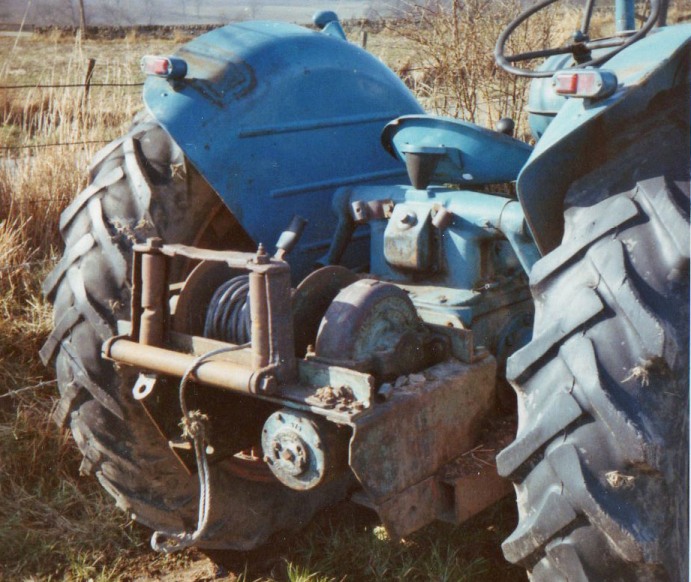 Fordson Major with winch, Fotheringham Estate