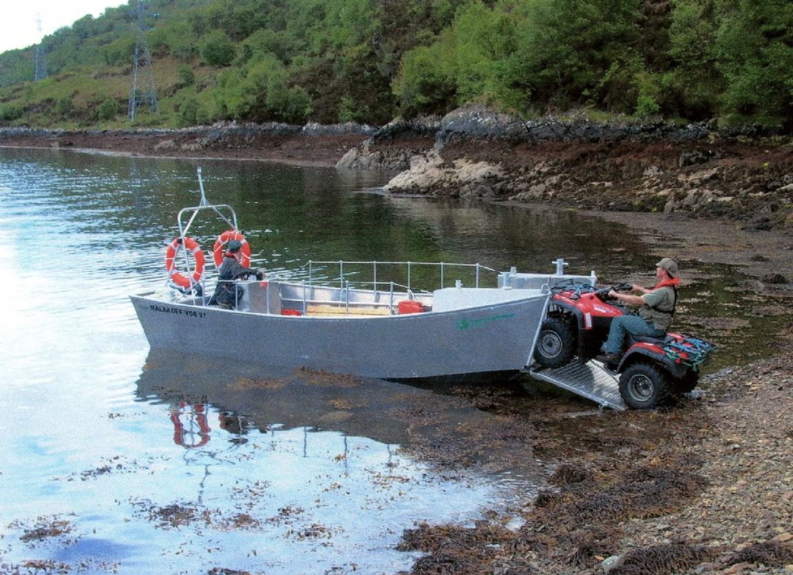 Boat work near or on Skye