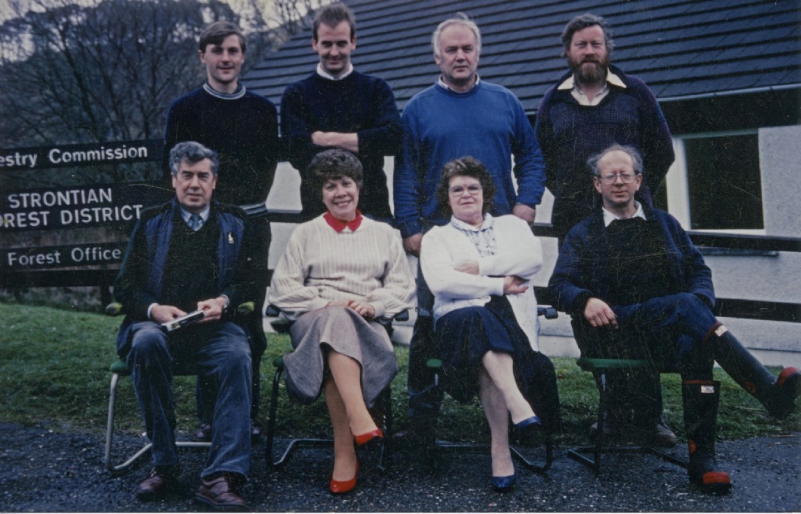 Strontian Forest District Forester and Admin Staff