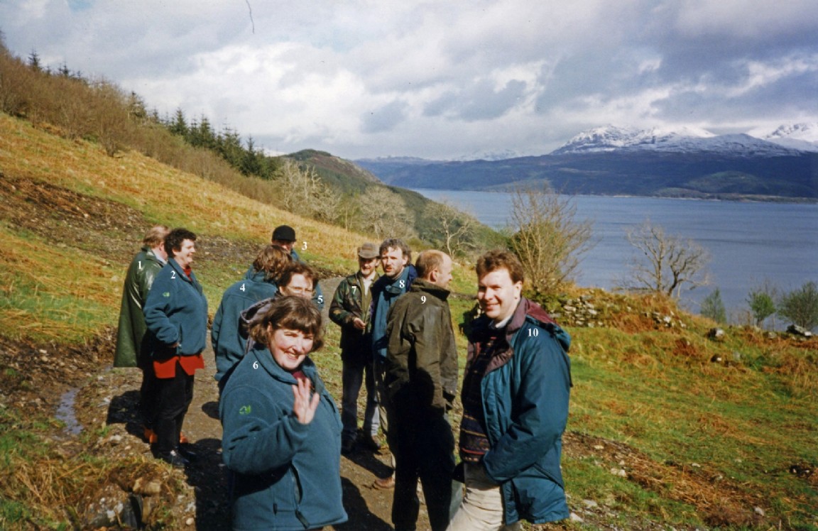 Staff outing to Leitir Fura cattle drove road