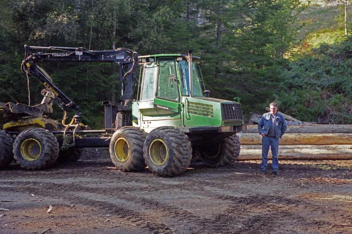 Timberjack Clambunk Skidder at Portclair Forest