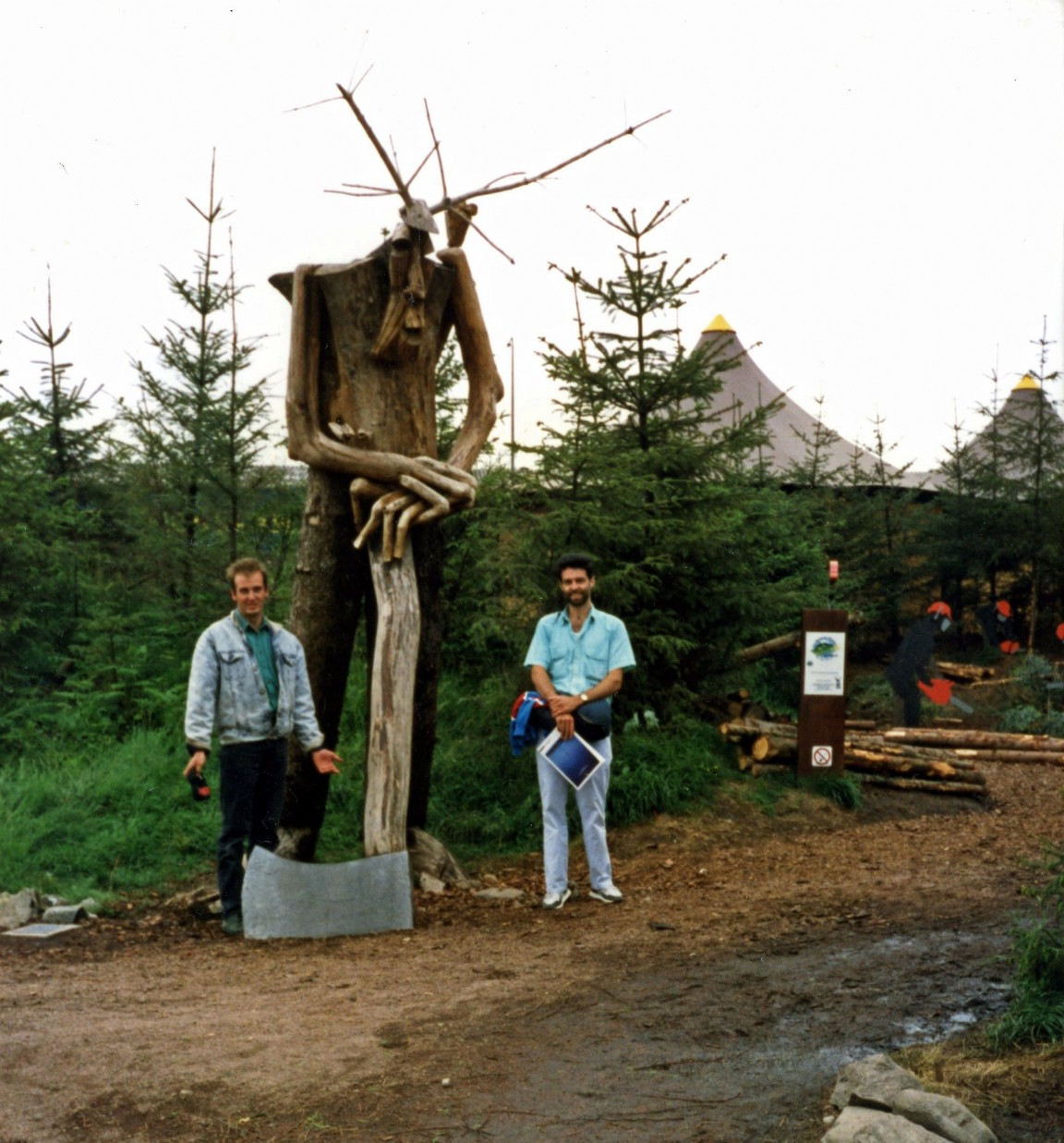 Glasgow Garden Festival and Forestry sculpture