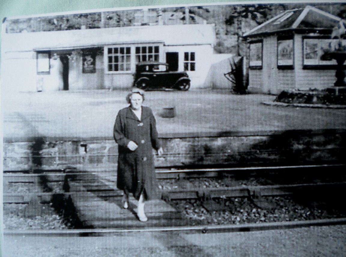 Jean Johnston at Strathyre Station