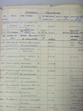 Workers registration log