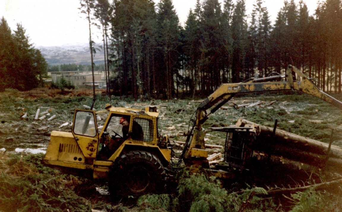Hugh Greig and Volvo BM Forwarder