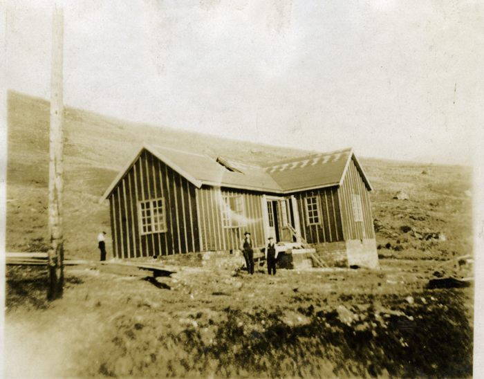 Swedish House at Ardgartan under construction