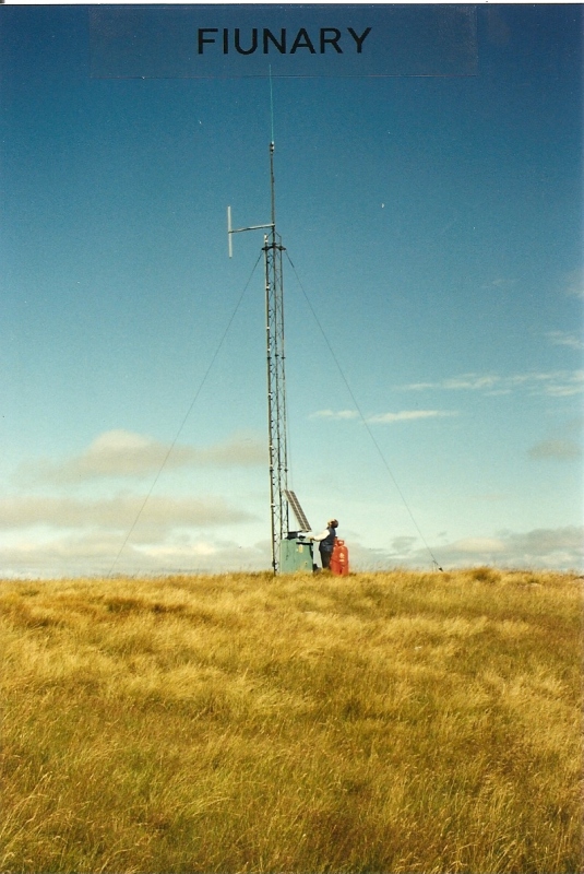 Radio Mast and Hill Top Base - Fiunary