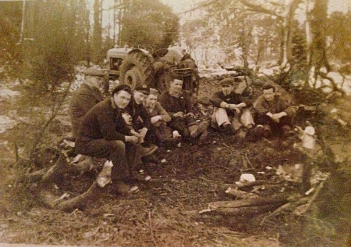 Forestry Squad at rest break
