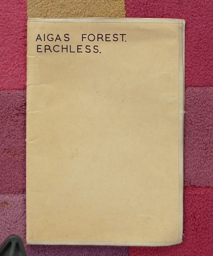 Aigas Forest planting map No2
