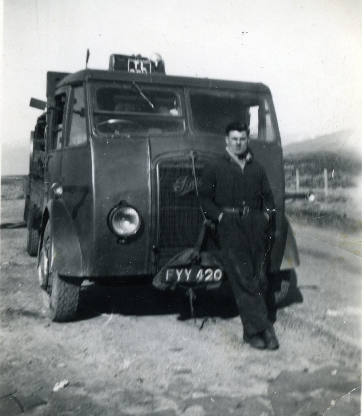 Jimmy Munro and lorry