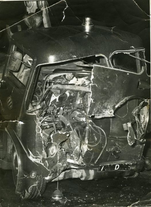 Lorry Accident &mdash; Jimmy Munro circa 1964