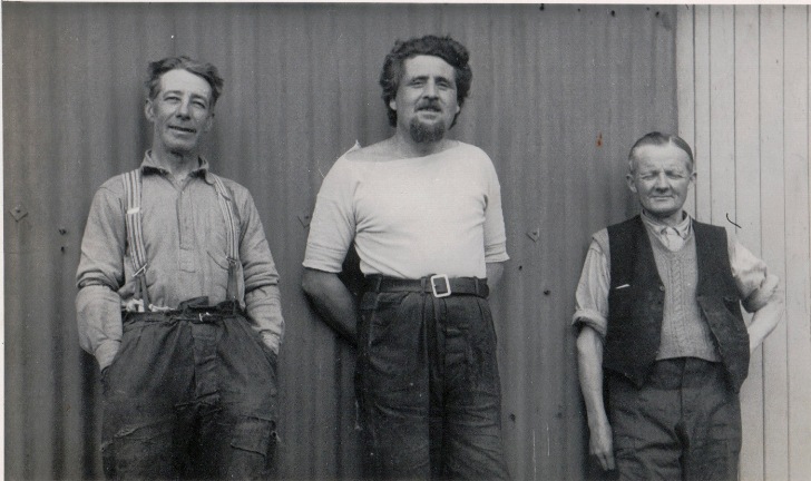 Forestry hostel men Inchnacardoch Forest 