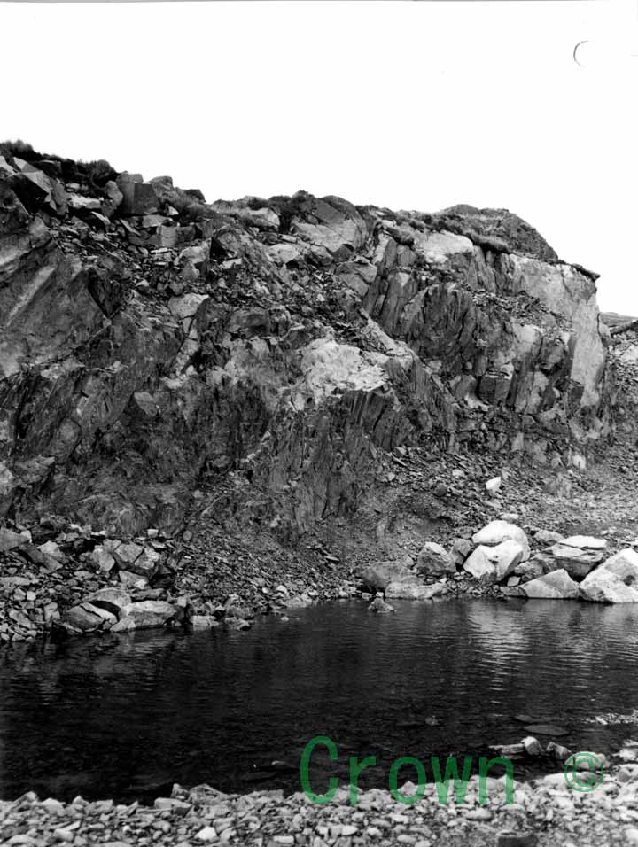 Glentrool Forest quarry at Mid Hill