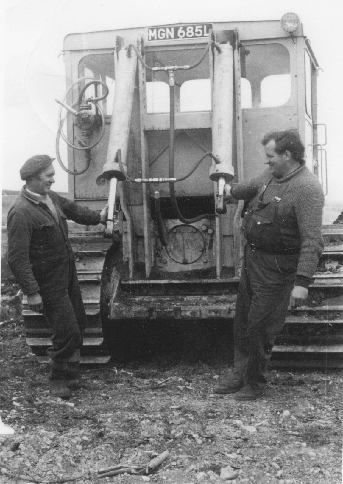Two Forestry Ploughing Operators and Cat D7