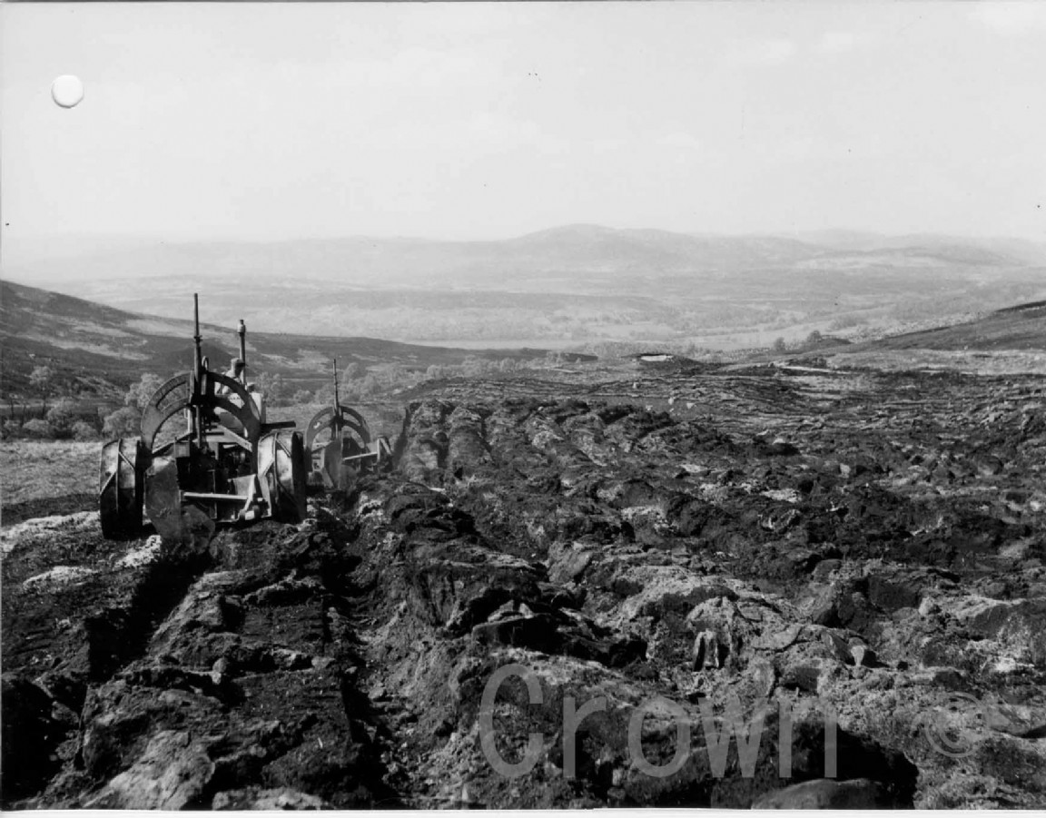 Ploughing in Rannoch Forest