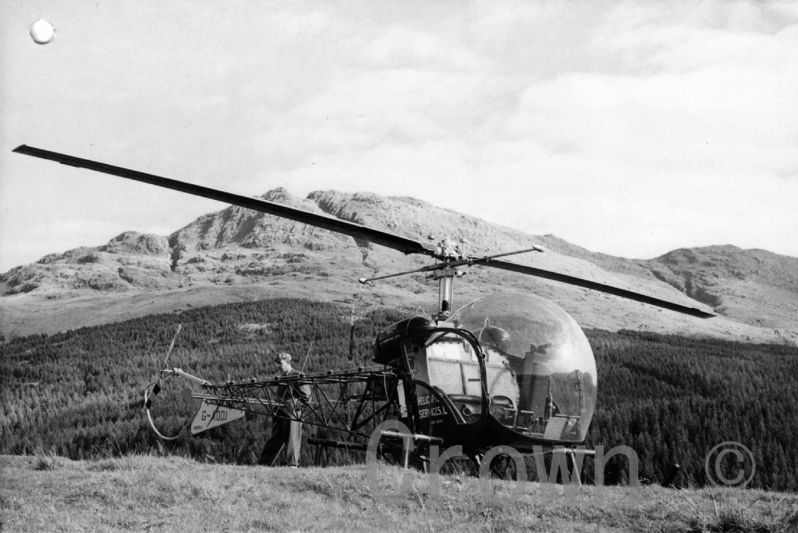 Bell Helicopter at Glenduror Forest