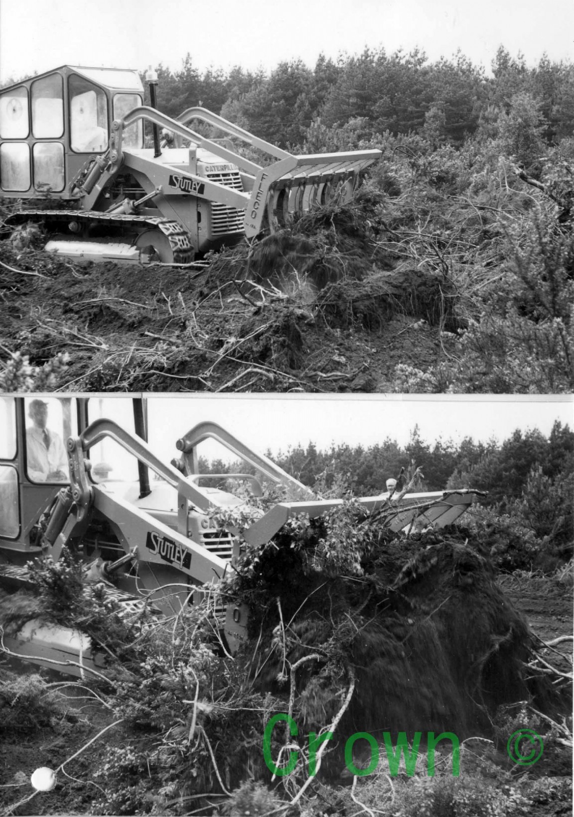 Machinery demo at Blackbushe Estate - may be Hampshire not Edinburgh