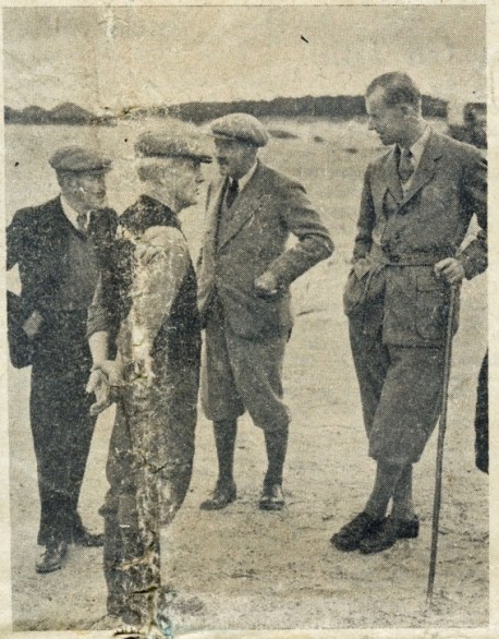 Duke visits Culbin Forest