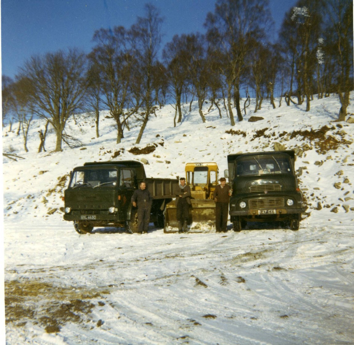 Alean Forest road making 1966