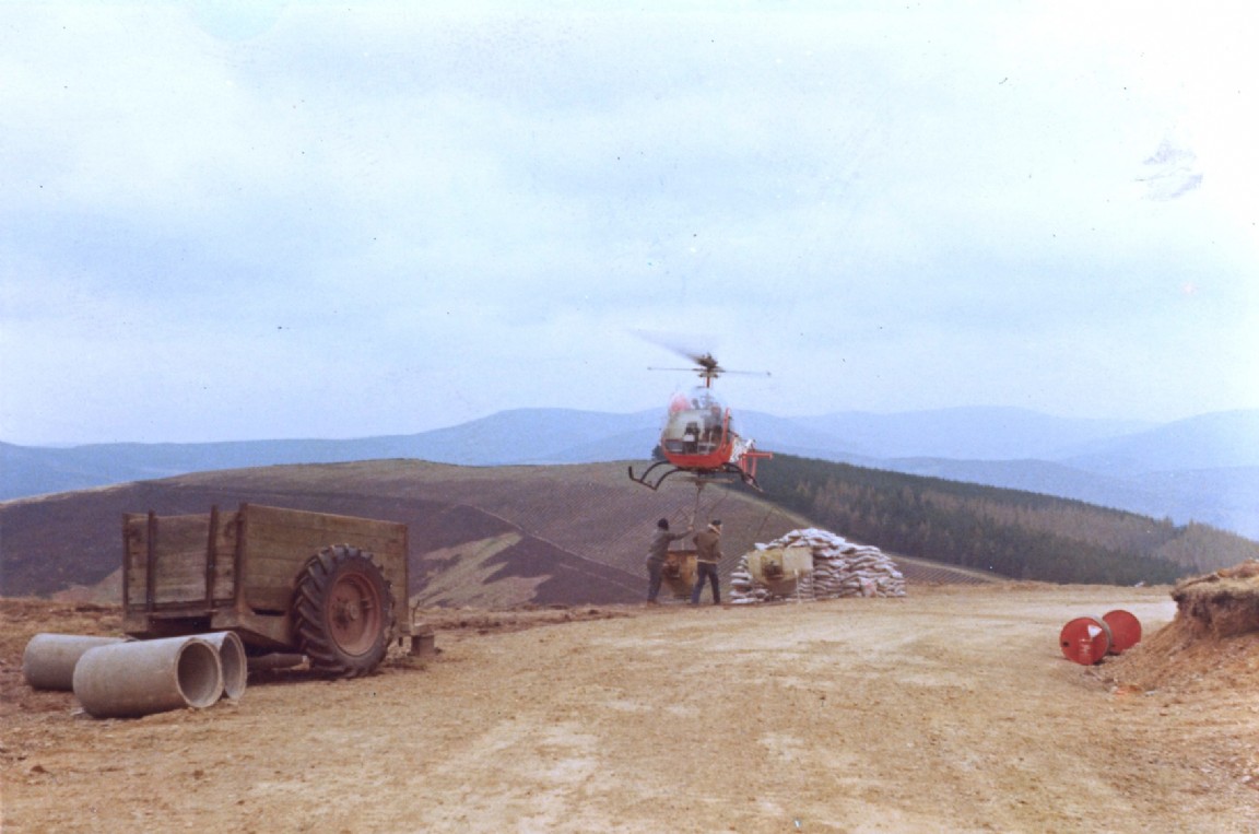 Aerial Fertilising at Horsburgh,Glentress Forest