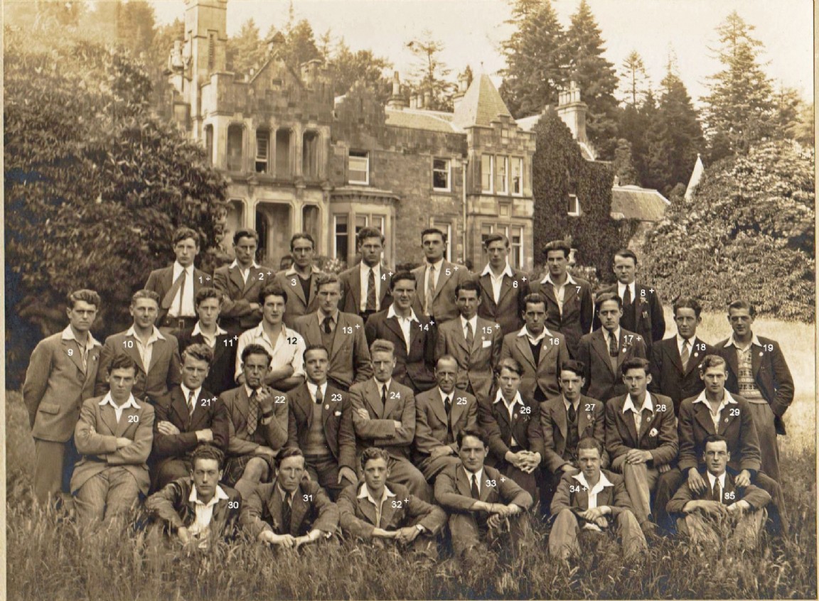 Benmore Forester Training School students 1943-45