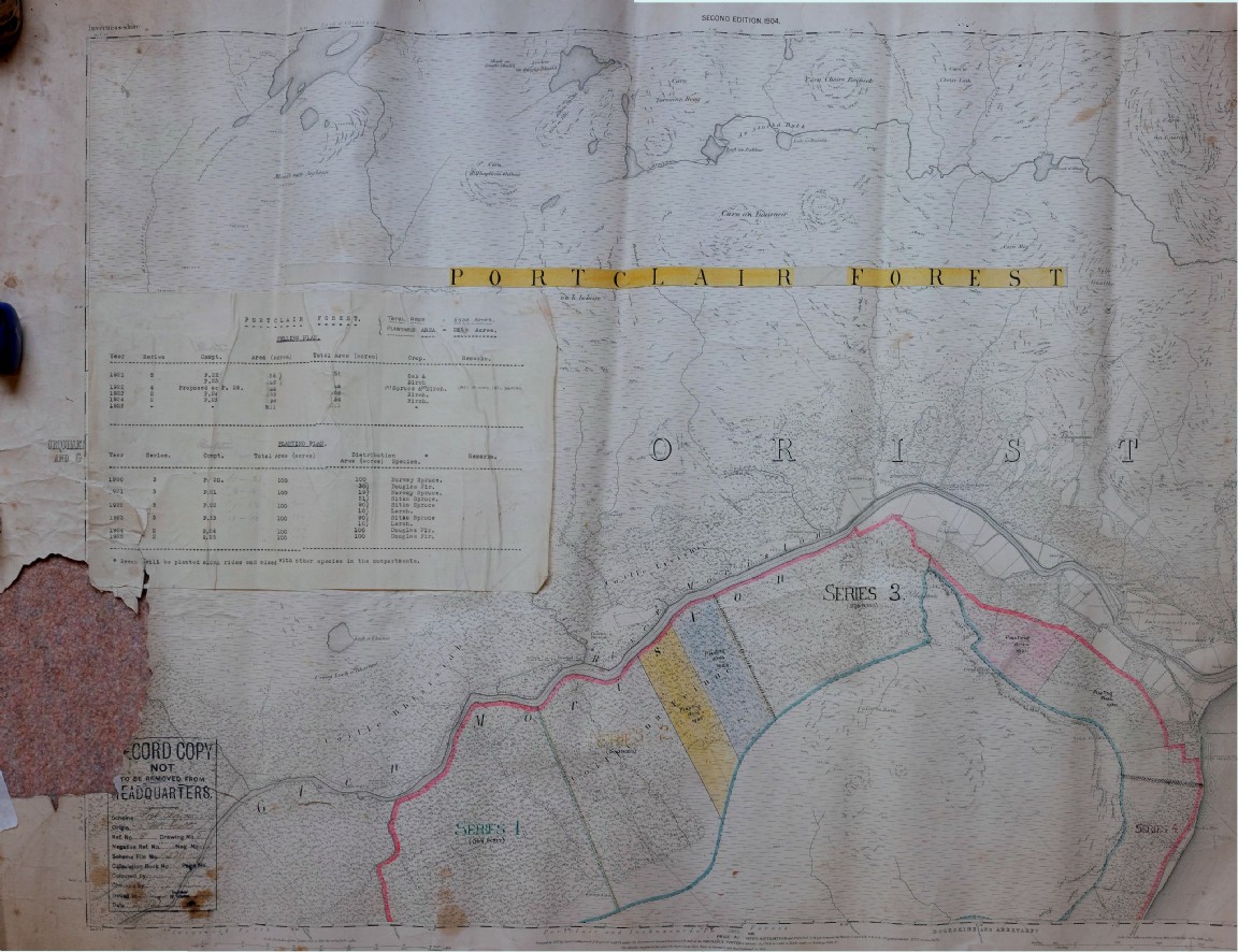 Portclair Forest Planning Map
