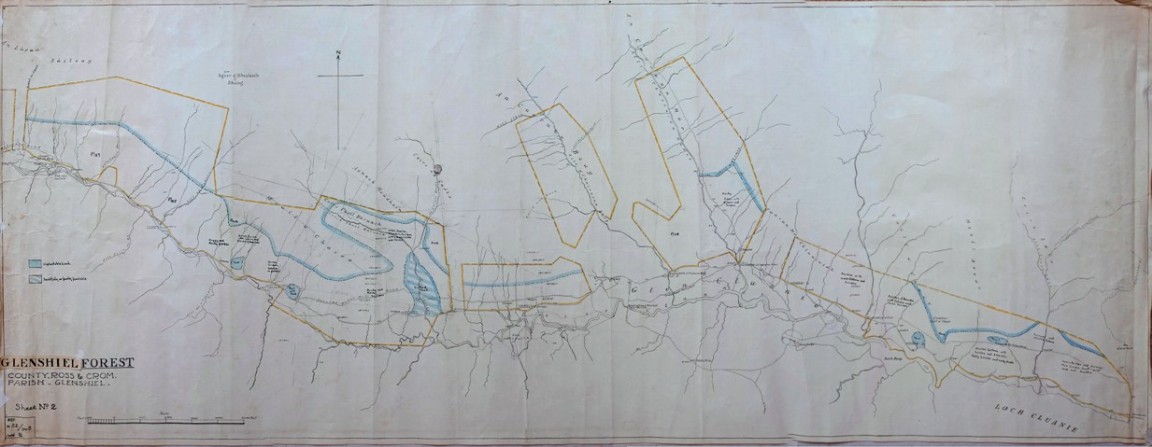 Glenshiel Forest pre - acquisition survey map No 2