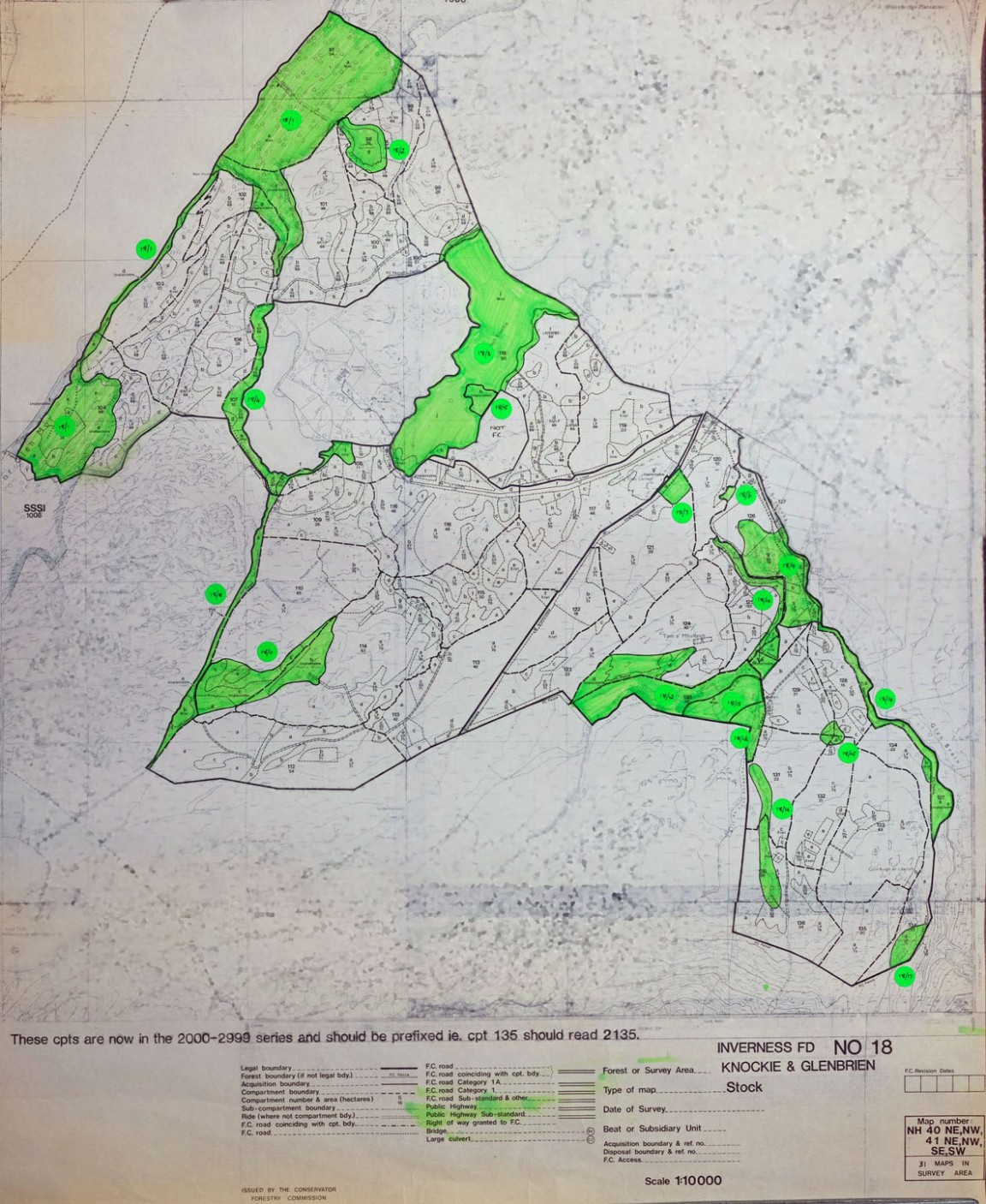 Knockie and Glenbrien Forest Maps � East side of Loch Ness