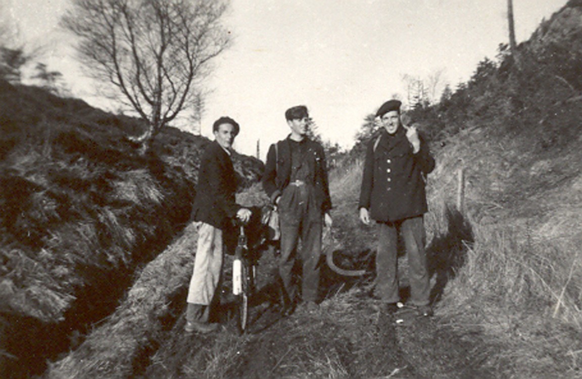 Workers at Kirkhill Forest, Aberdeenshire