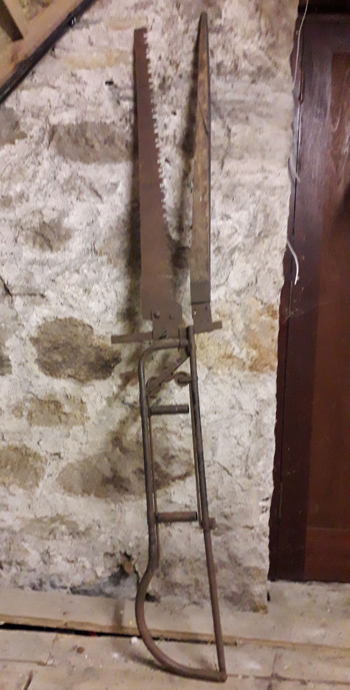 Mystery saw found at back of a shed in Culloden area