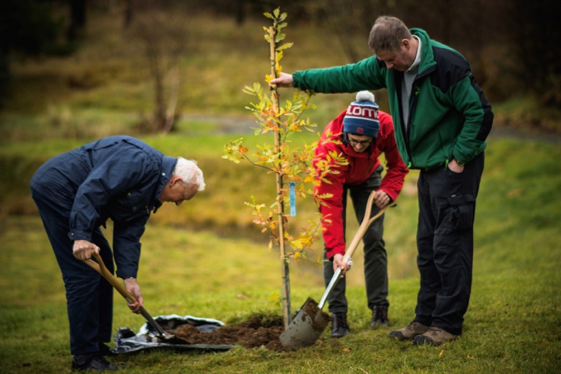 Centenary Event Planting at Achnabreck Picnic Site � Argyll