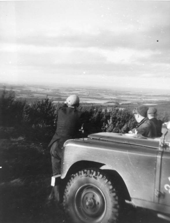 Fertilising at Aultmore Forest, Morayshire