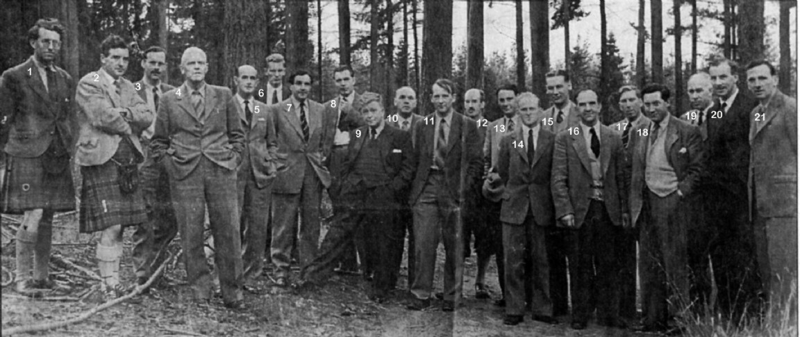 North Scotland Conservancy senior staff 1955