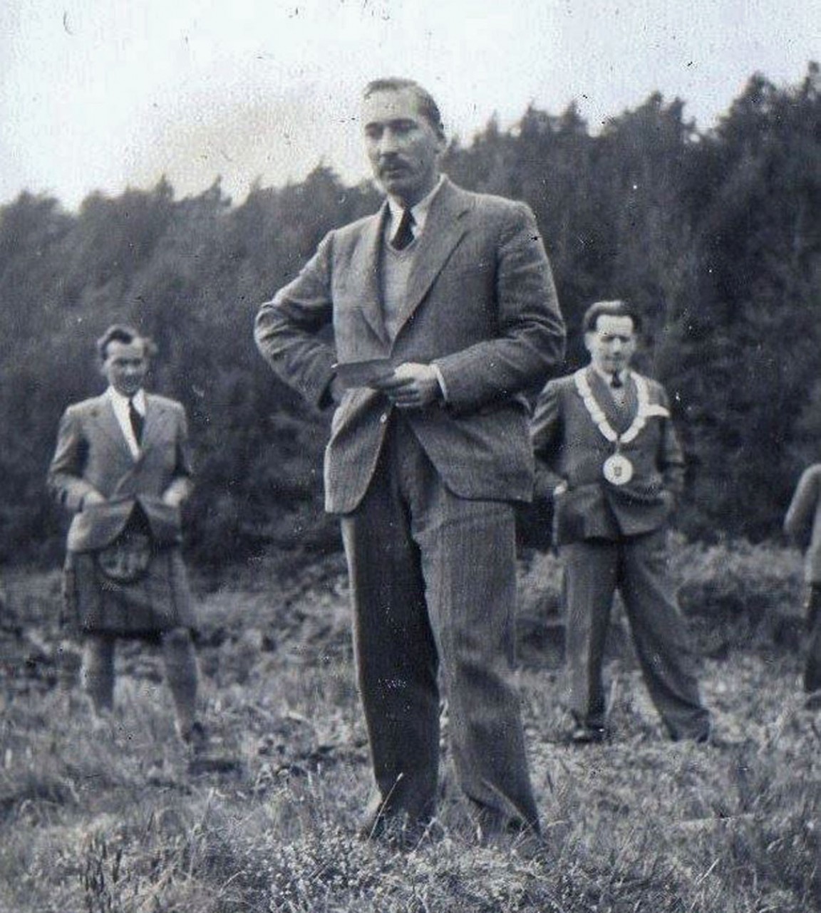 Festival of Britain 1951 � Local event tree planting at Knapdale Forest