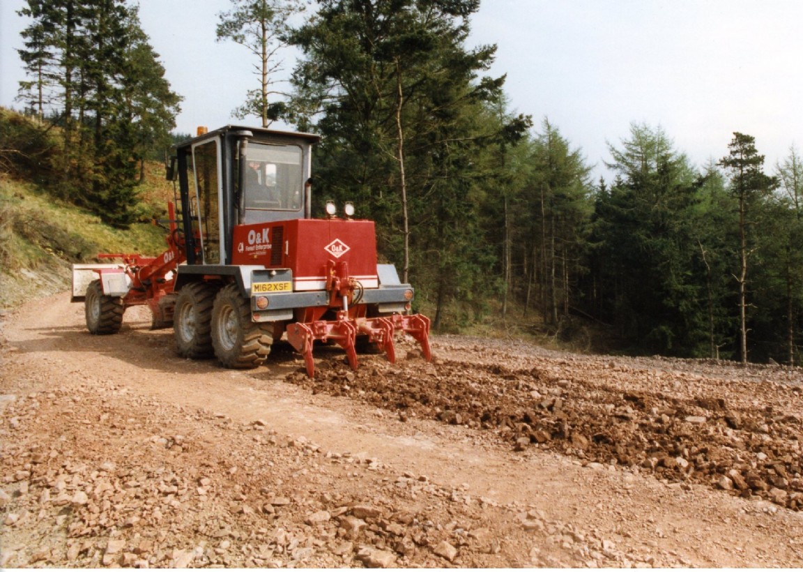 O and K Road Grader