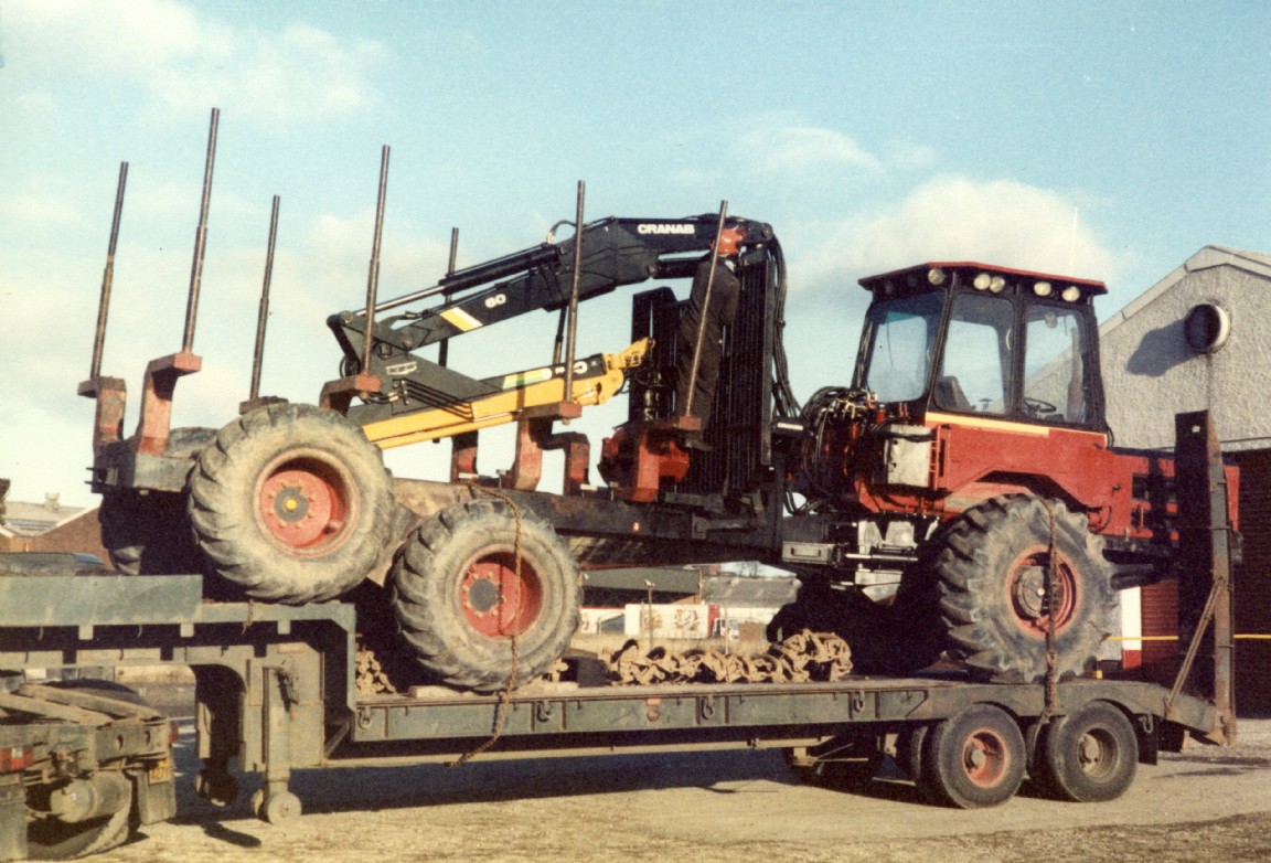 Kockums Forwarder on the move