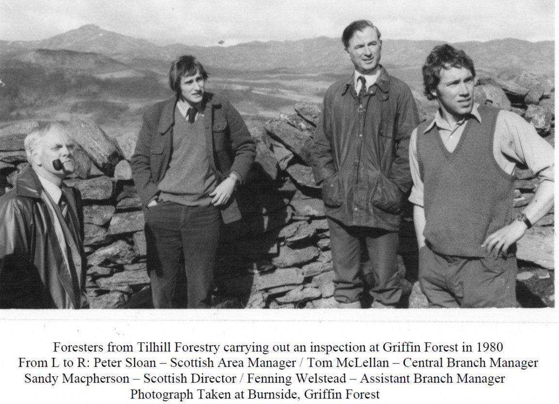 The Formation of Griffin Forest in Perthshire by Tilhill the first ten years from 1980