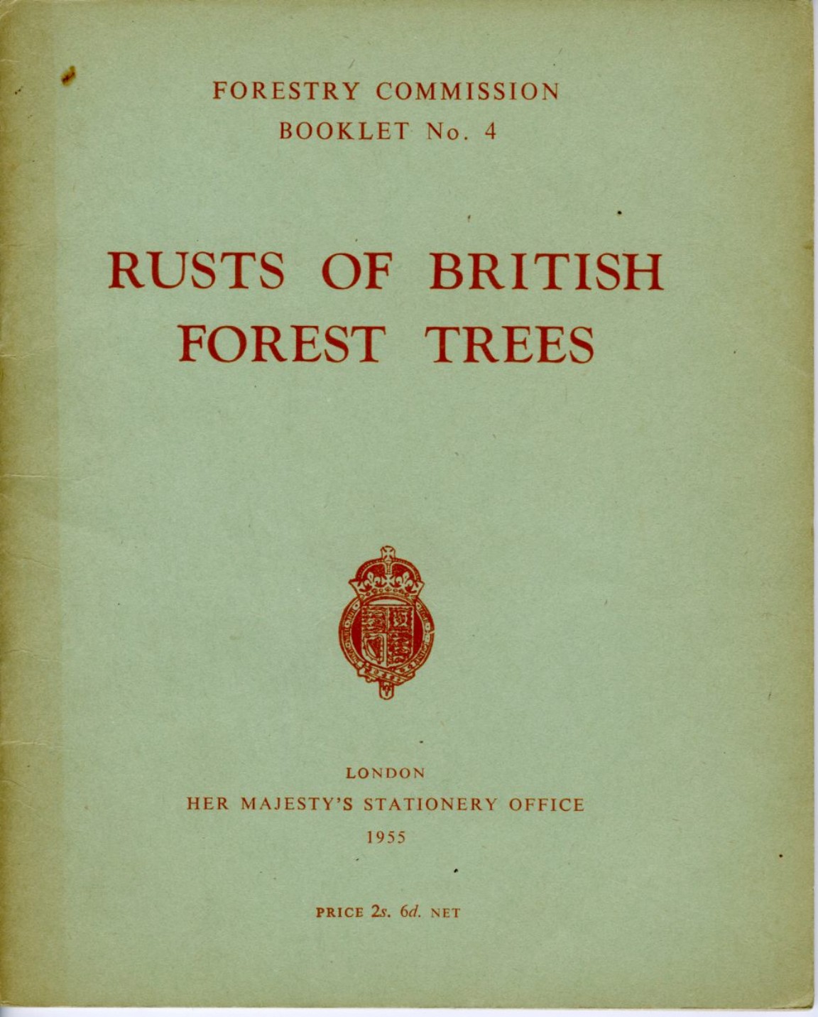 Booklet No 4 � Rusts of British Forest Trees