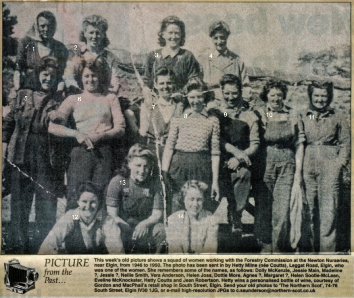 Newton Nursery team circa 1946-1950