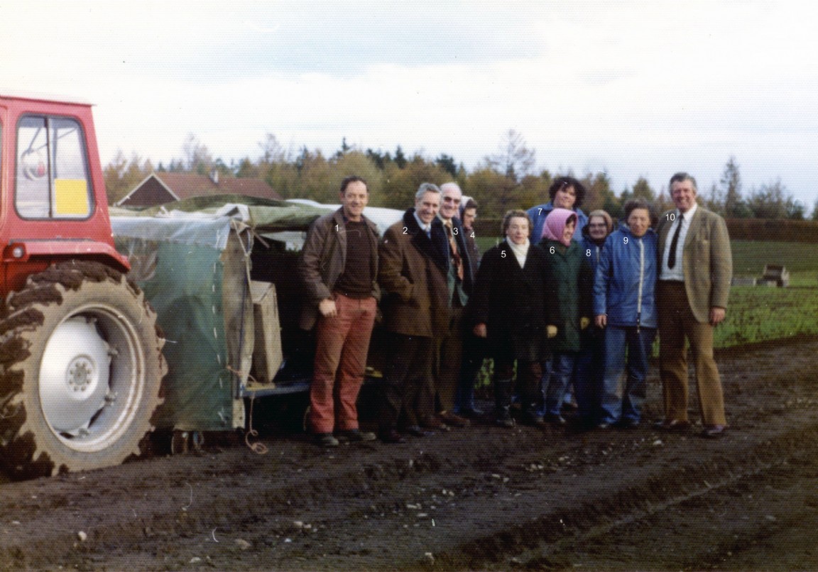 Informal occasion in Newton Nursery, Elgin