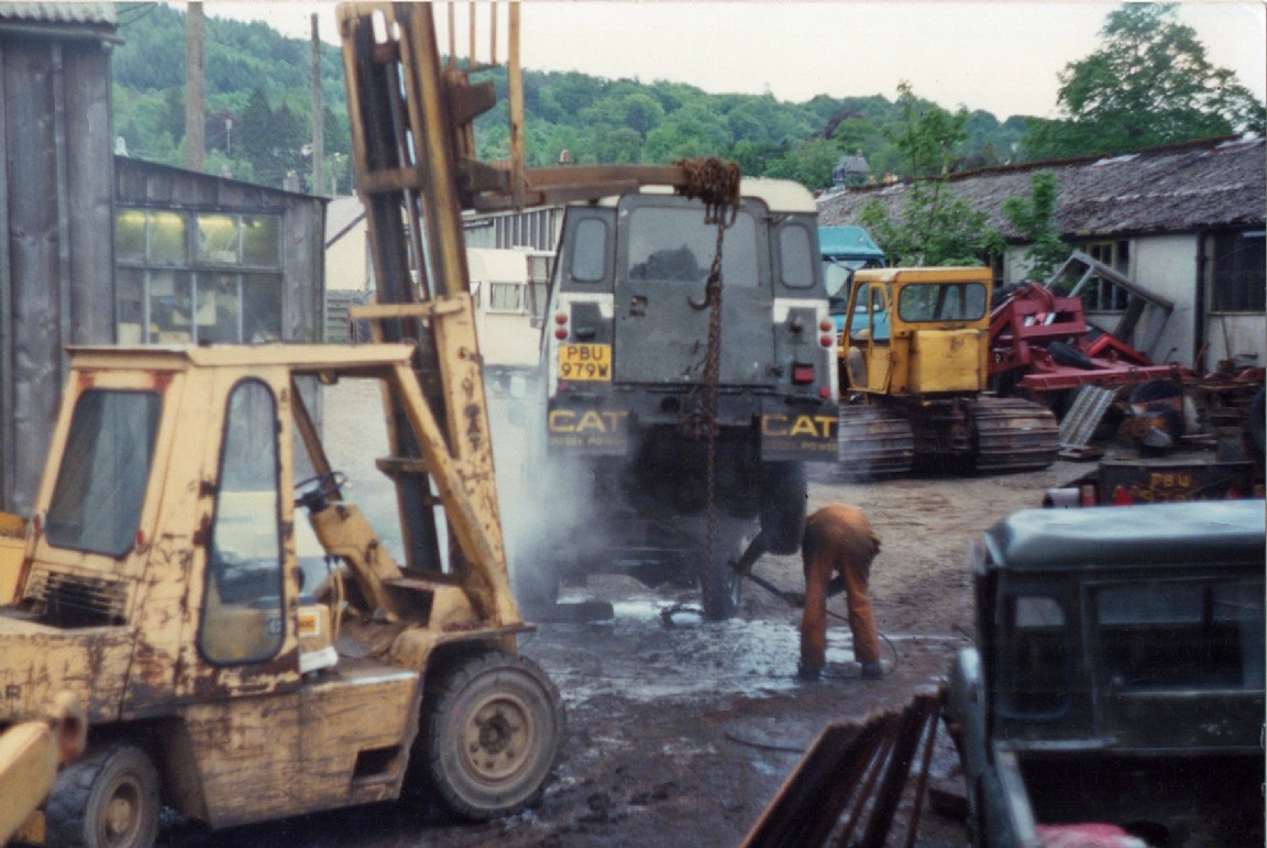 Andrew Allan�s workshop base in Callander