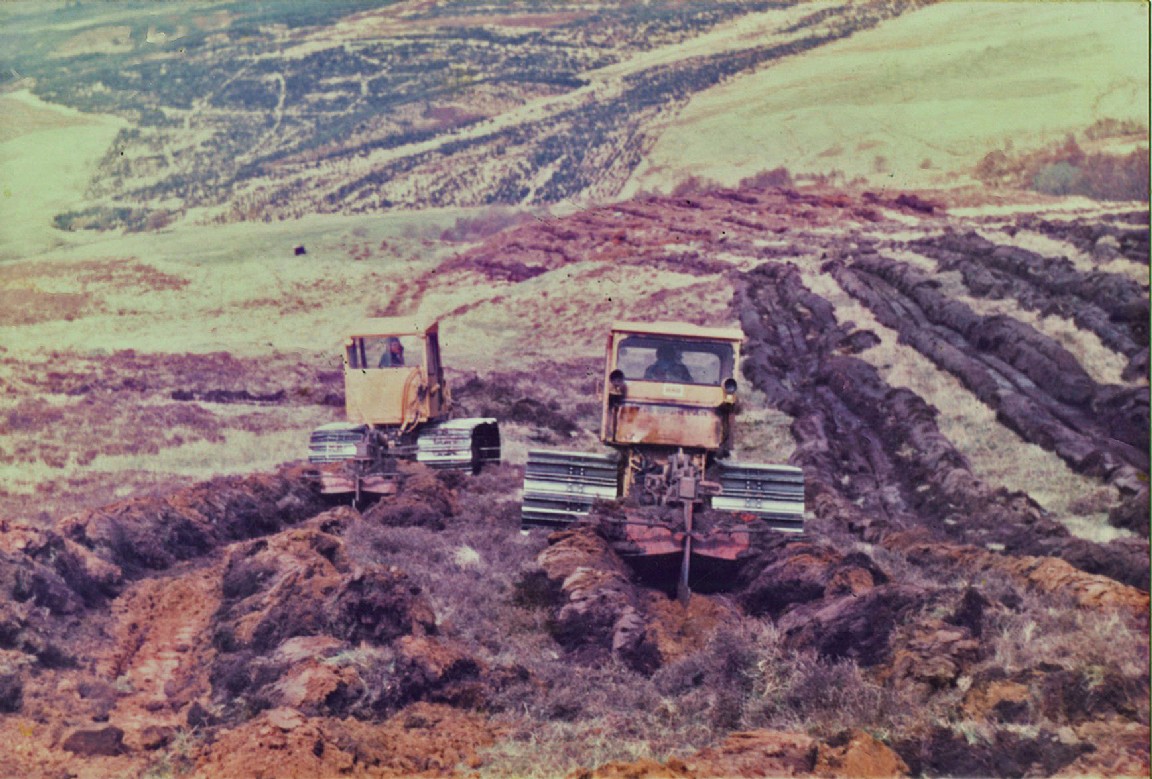 Ploughing at Dalmally 1979