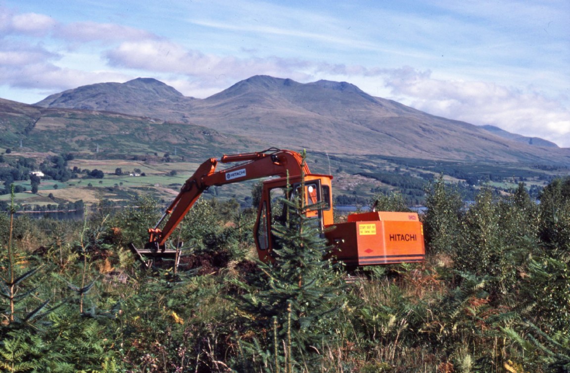 Ditching and drains maintenance Cuildochart near Killin 
